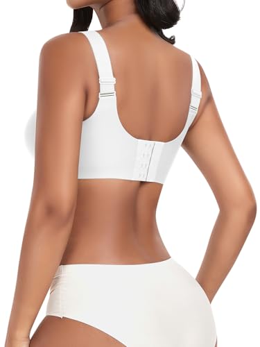 Image of Wireless Bras for Women No Underwire Seamless Full Coverage Comfortable Everyday Bra with Medium Support