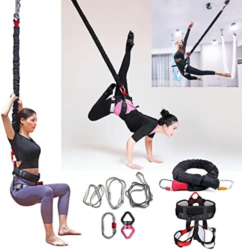 PRIOR FITNESS Bungee Exercise Heavy Yoga Dancing Bungee Fitness Equipement Bungee Workout Gravity Pro Training Equipment for Home Gym S for 36-54KG