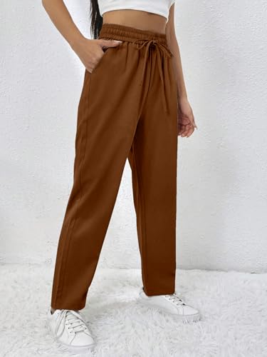 Image of Vogaan Trousers for Women | Women's High-Waisted Wide Leg Pant | Women Trousers Pants | Korean Trousers for Holiday