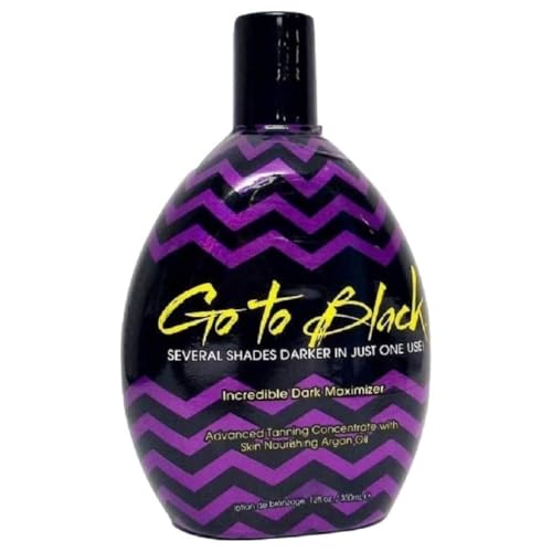 Supretan Go To Black Dark Tanning Lotion Maximizer 350ml Indoor & Outdoor Tanning Bed Lotion for Deep Bronzing Fast-Acting Dark Tan Enhancer with Skin Nourishing Ingredients