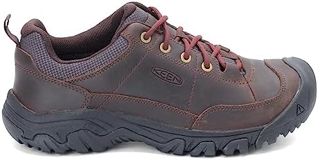 KEEN Men's Targhee 3 Oxford Casual Hiking Shoes, Dark Earth/Mulch, 14 | Image 1