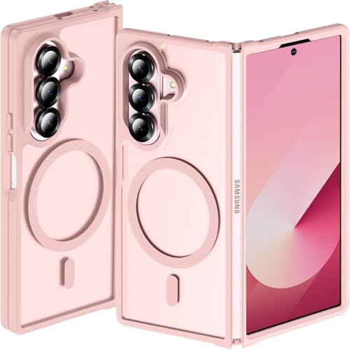 Coque Samsung Galaxy Z Fold 6 translucide mate résistante aux chocs en polycarbonate