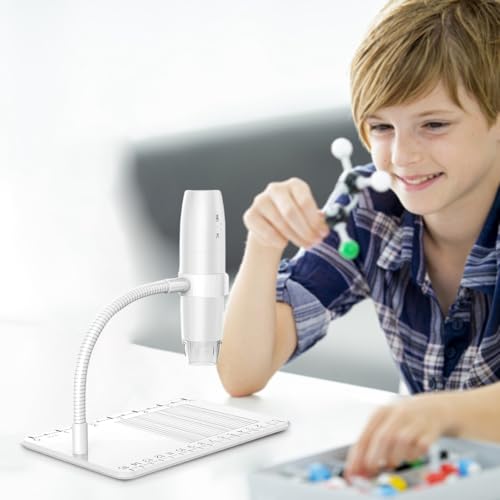 Microscope numérique biologie double connexion WiFi pour analyser cheveux