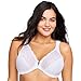 Glamorise Full Figure Plus Size Wonderwire Front-Closure Bra Underwire #1245 White