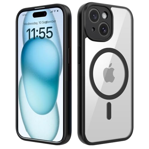 Image of Enflamo for iPhone 13 Crystal Clear Transparent Hard Back Cover Case | Ultra Hybrid | Camera Bump Protection