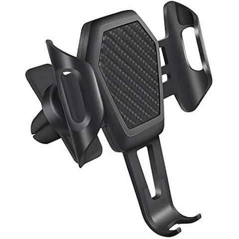 Vent Phone Holder, iSurecoube Phone Holder for Car with 360°Rotation, Cell Phone Holder for Car Compatible with iPhone Xs Max XR X 8 7 6 Plus Samsung Note 9 8 Galaxy S10 S9 S8 Plus S7 S6 S5 LG Nexus Cover