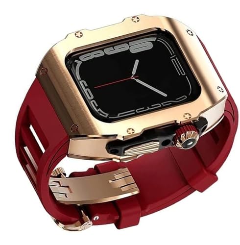 Étui en acier inoxydable 316L avec kit mod 49mm pour iWatch Ultra luxe