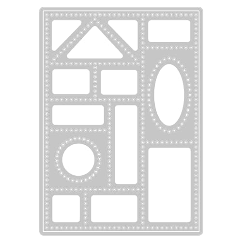 Matrice de découpe Sizzix Thinlits pour scrapbooking et pochoir imitation timbre gris