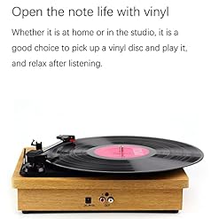 Portable rétro Gramophone Audio Portable vinyle tourne-disque Bluetooth haut-parleur rubis sortie Phono haut-parleurs… - Les Beatles, Paul McCartney, John Lennon, RIngo Starr, George Harrison Portable rétro Gramophone Audio Portable vinyle tourne-disque Bluetooth haut-parleur rubis sortie Phono haut-parleurs… – Image 4