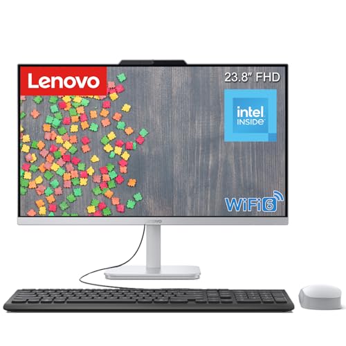 Image of Lenovo IdeaCentre 8-Core 23.8 inch 32GB 1TB SSD All-in-One Desktop Computer
