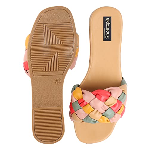 Image of Shoetopia Women and Girls Flat Sandal