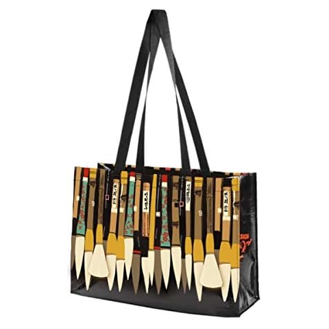 Linnea Design Reusable Grocery Bag, Foldable Bag, Fold Up Reinforced Bottom, Eco friendly, Made of 95% Recycled Material, Holds 70+ Pounds Cover