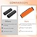 10pcs Luggage Handle Wrap, Luggage Handle Covers, Wraps Travel Accessories, Bright Colors, Soft and Comfortable, Durable for Beach Bags, Backpacks(Black*2+Blue*2+Orange*2+Magenta*2+Red*2)