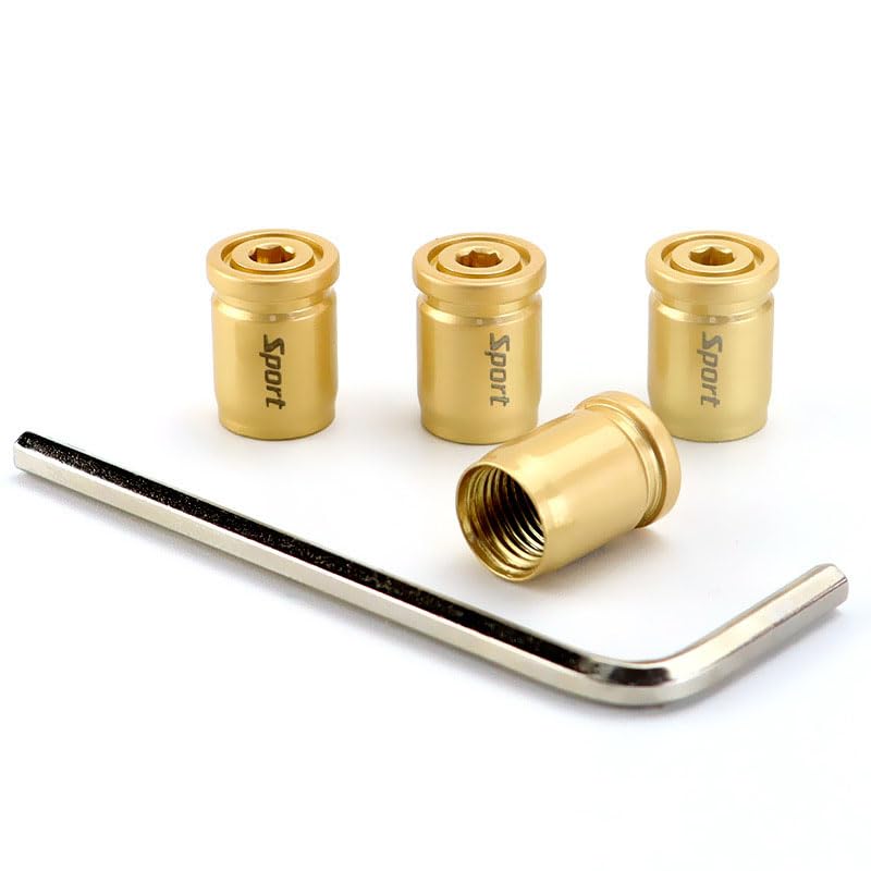 SANQIUTOU 4 Pièces Bouchons De Valve Pour Mitsubishi L200 Ⅴ Club Cab 2019-, Bouchons De Valve De Pneu, Bouchons De Valve Avec Joint Pour Une Pression Des Pneus Stable