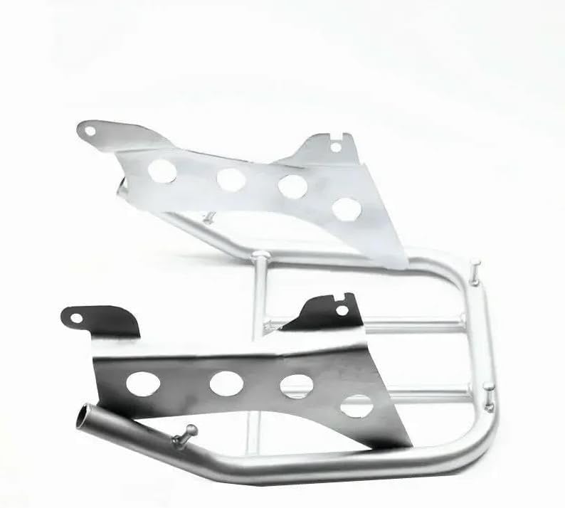 バイク用パッセンジャーリアハン ドレール ヤマハ TTR250 TT-R250 シルバー リアラゲッジラック バックサポートブラケッ