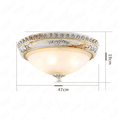 Lámpara de techo de vidrio ardiente shade con tres luces interiores E26 8
