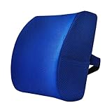 【Support ergonomique】: Le coussin de soutien dorsal de bureau est rempli de mousse à mémoire de forme haute densité qui revient lentement pour s'adapter aux courbes de votre corps, offrant un soutien