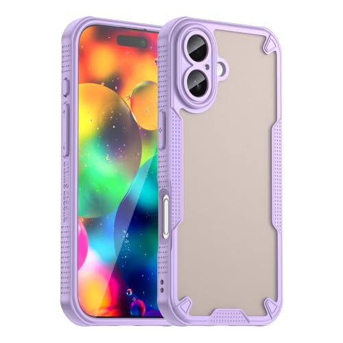 Coque iPhone 17 violette avec verre trempé écran intégral