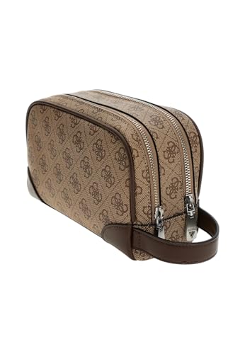 Trousse de toilette GUESS Milano beige et marron format small - 2
