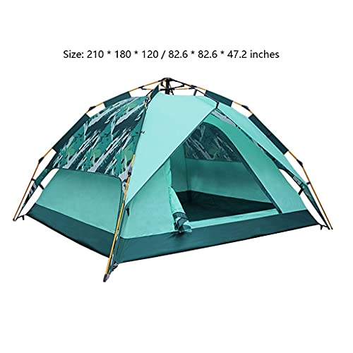 Carpa para camping 3-4 personas resistente al viento y lluvia miniatura 2