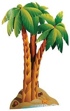 Fun Express PALM TREE STANDUP - Party Decor - VBS Vacation Bible School Supplies/Decor - 1 Piece