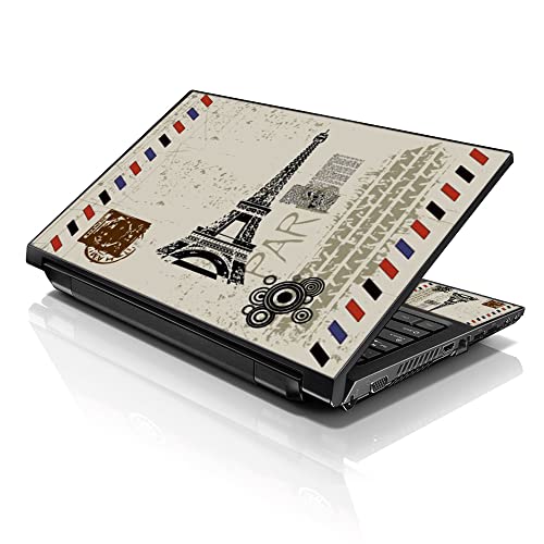 Image of LSS 15 15.6 inch Laptop Notebook Skin Sticker Cover Art Decal Compatible with 13.3 inch 14 inch 15.6 inch 16 inch HP, Dell, Lenovo, Apple, Asus, Acer (Free 2 Wrist Pad Included) - Paris Design