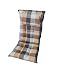 Produktbild Sun Garden Hochlehnerauflage Monte 120x50x8 cm (grau-braun kariert)