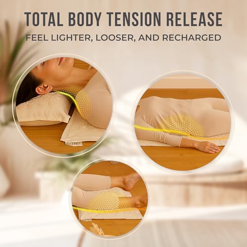 Image of Acupressure Mat & Pillow Set with Mini Pad - Full Body Pain Relief | Mini pad targets hard-to-reach areas like feet, hands and neck for precise pressure relief