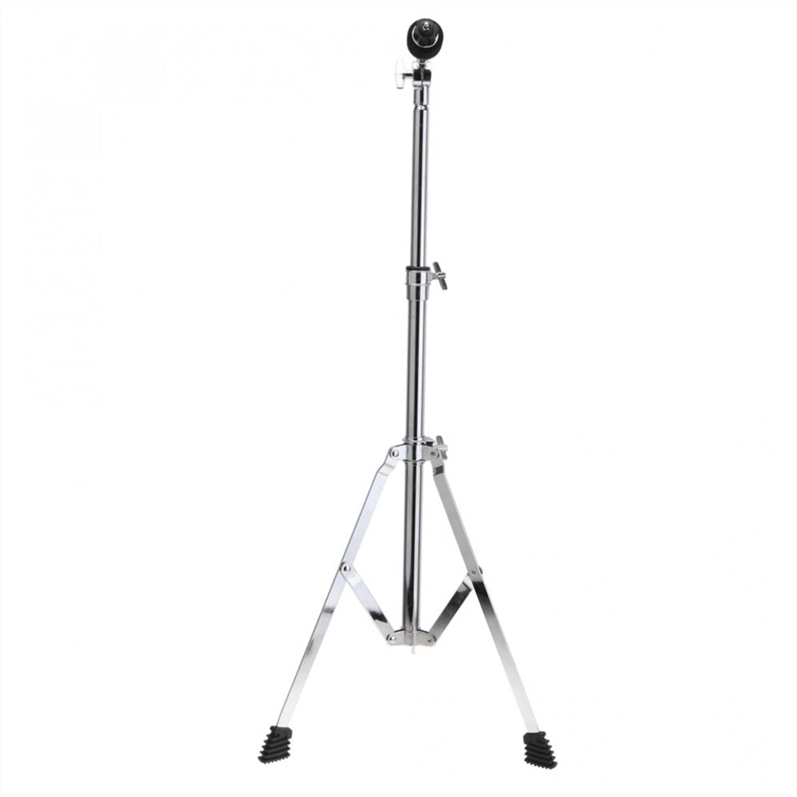 FLFL Soporte para platillo inclinable Piso De Metal Completo Plantilla De Triángulo Soporte Soporte De Soporte De Ajuste De Tambor Plegable Percusión