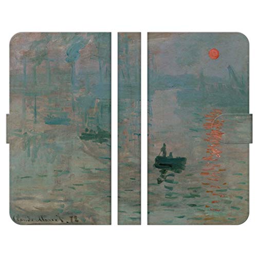 ブレインズ Google Pixel 8a 手帳型 ケース カバー モネ 印象 日の出 クロード 絵画 名画 西洋画 名作 画家 風景 景色 風景画 ユニーク おしゃれ 個性的 グーグル ピクセル8 スマートフォン スマホケース スマートフォンケース スマ