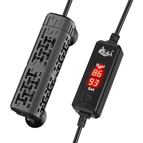 Image of AQQA Digital Aquarium Heater with Dual Display & Safety Protection 50W