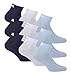 Produktbild FILA 9 Paar Socken, Quarter Socks, Sneakers Unisex, Trainer, 35-46 (3x 3er Pack) (Schwarz, 43-46 (9-11 UK))