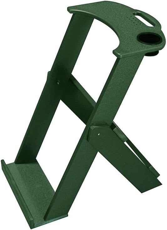 GBR112-1 Recycled Plastic Regal Folding Bag Stand with Tee Holes, One Cup Holder