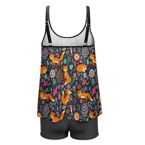 Tankini de fútbol para mujer con pantalones cortos que evitan rozaduras 7