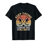 Keep Trying I Can Do This All Day Retro Ice Hockey es el centro de atención. Ya sea en el trabajo, ir de compras o hacer deporte. El diseño retro de hockey sobre hielo «Keep Trying I Can Do This All Day» es adecuado para cada ocasión.
