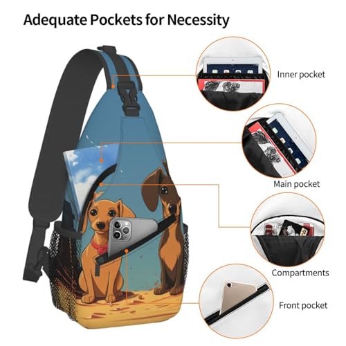 Morrales tipo bandolera para senderismo unisex miniatura 4
