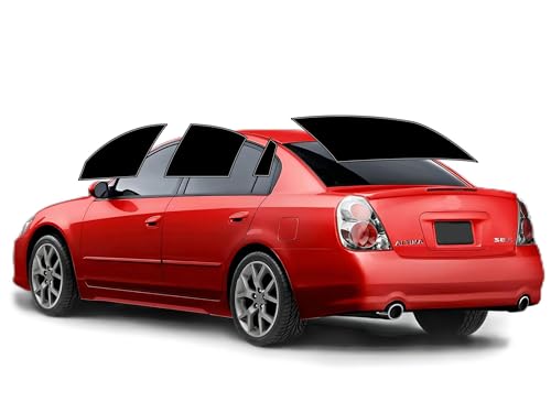 AUTOTEK Precut Windows Tint Film All Sides Cars Sun Blocking Protection Privacy Anti Shatter Glass 2 Ply Film Any Tint Shade kit for Nissan Altima 2002-2006