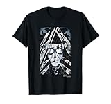 Edward Scissorhands Edward Behind Scissors Comic Retro Logo T-Shirt