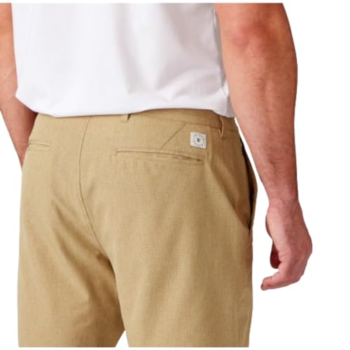 Linksoul Men's Boardwalker AC 10" Inseam Golf Shorts - Ballast 34 Brown2