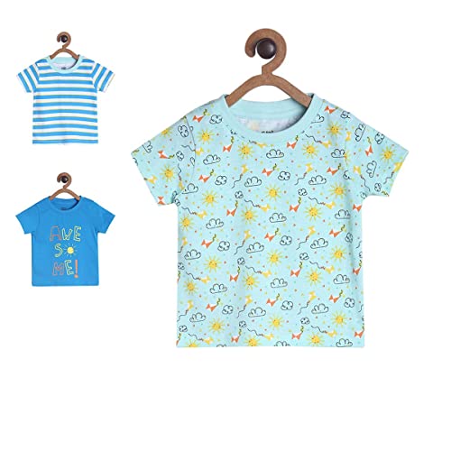 Image of miniklub Boys 3 Printed Applique T-Shirt