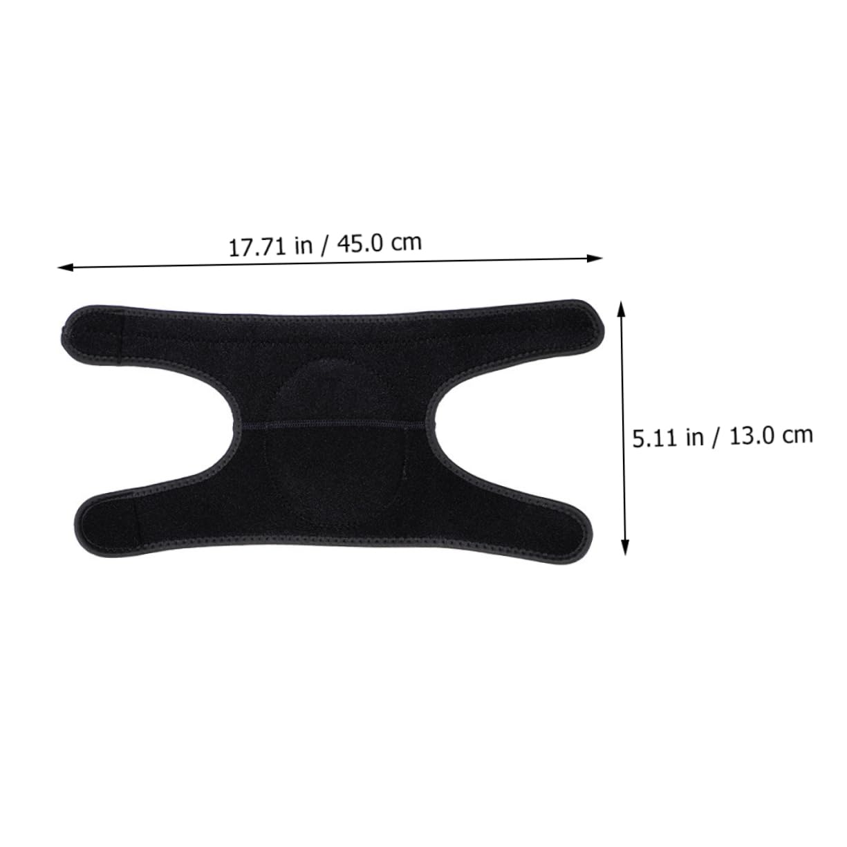 Kisangel 1 Pair Skid Knee Pad Protector for Sports Dance Ergonomic Design with Sweat Absorption Collision Avoidance Support for Adults Black