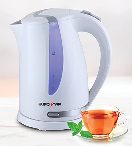 Hervidor eléctrico Eurostar 1.7L gris claro miniatura 2
