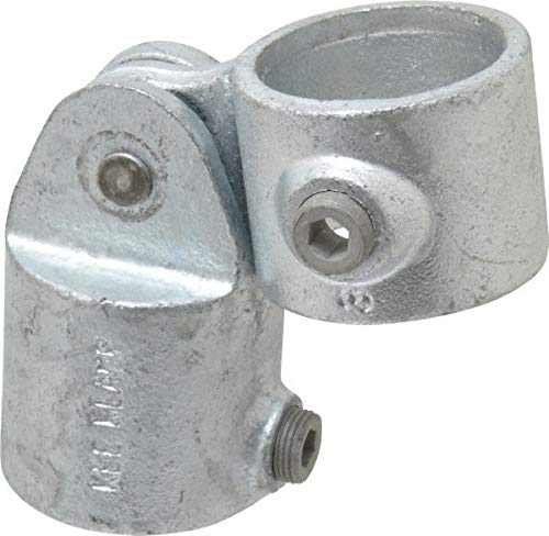 Kee - 1-1/2 Inch Pipe, Single Swivel Socket - Malleable Iron Pipe Rail Fitting (8 Pack)