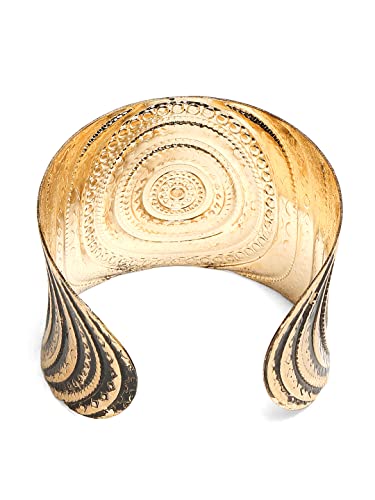 Plated Cuff Bracelet Bangle for Women