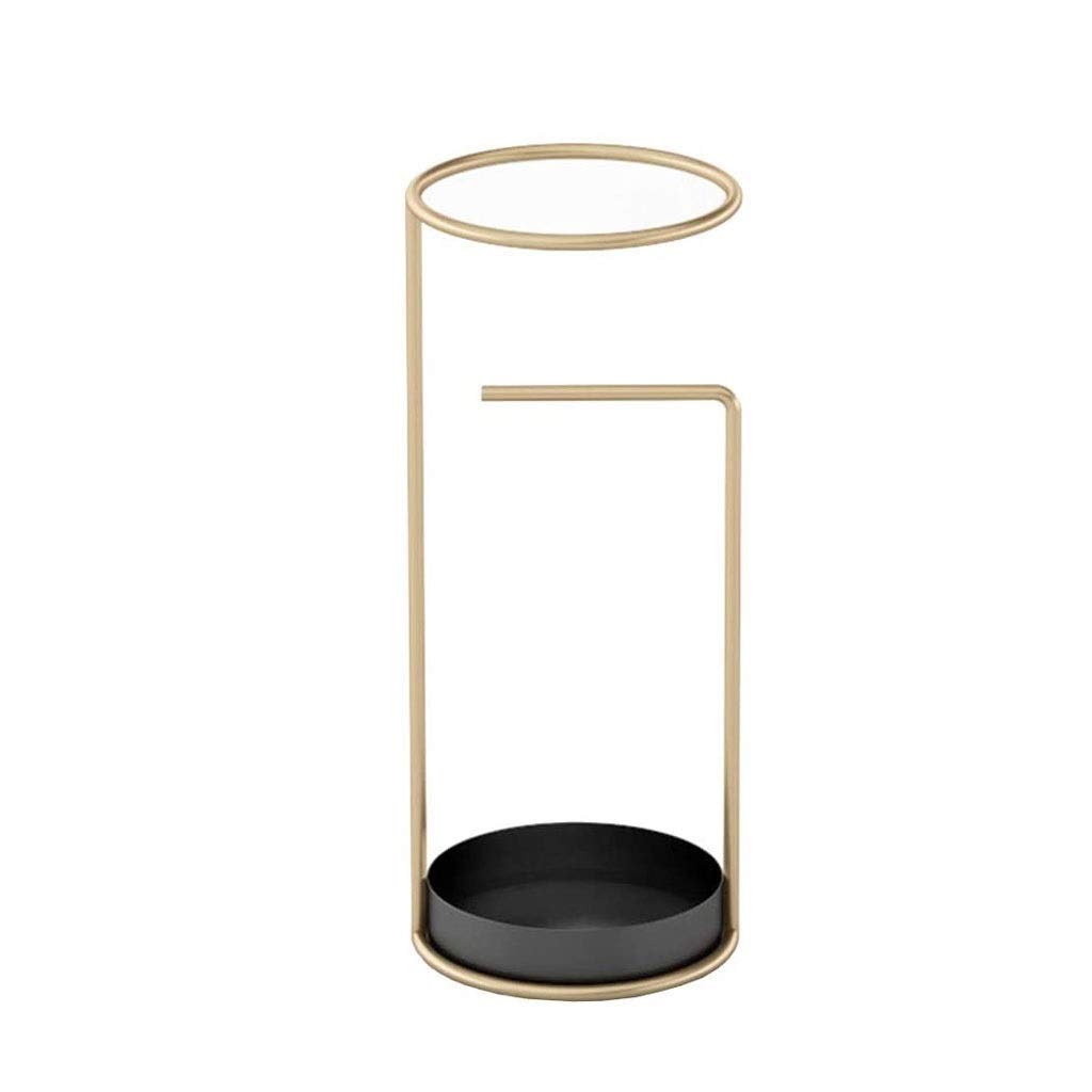 XDLEDMKIZ Wrought Iron Umbrella Stand Umbrella Bucket Home Rack Landing Hotel Lobby Commercial Hanging Umbrella Stand