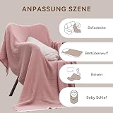 SE SOFTEXLY Koc premium 150 x 200 cm – narzuta na łóżko, koc dwustronny, koc na sofę