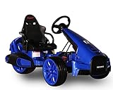 First Drive - Electric Go Kart - Go Kart for Kids - Electric Car for Kids - Ride on Car, for Boys/Girls (Blue)