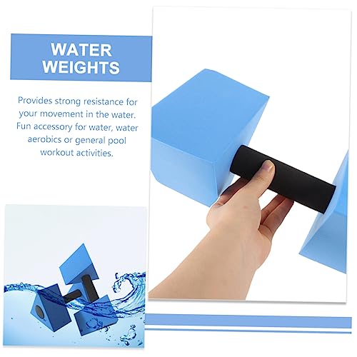 Pesas acuáticas para piscina 2pcs de material EVA miniatura 6