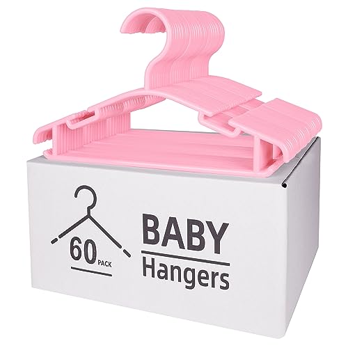GoodtoU Kinder-Kleiderbügel Rosa, 60 Stück