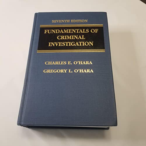 Fundamentals of Criminal Investigation